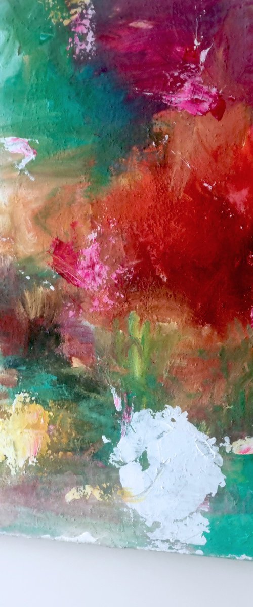 Floral Red by Davina Nicholas