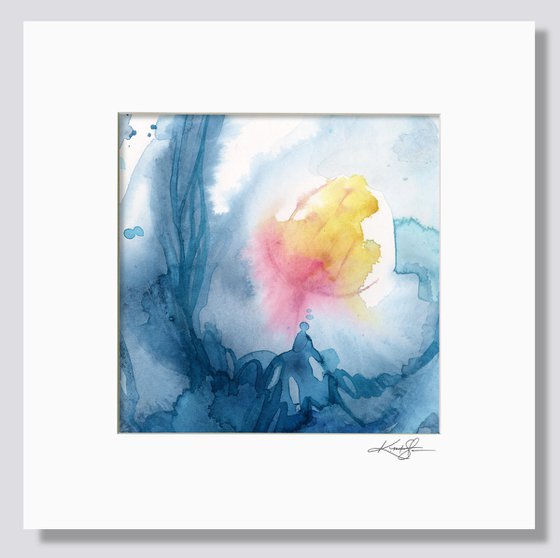 Soul's Bloom 8 - Spiritual Abstract Watercolor Painting by Kathy Morton Stanion