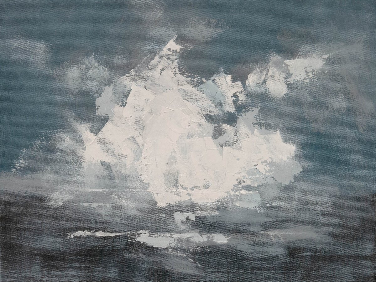 Impressionistic Landscape Oil Painting By Hal Bohner, 16 X 12, It