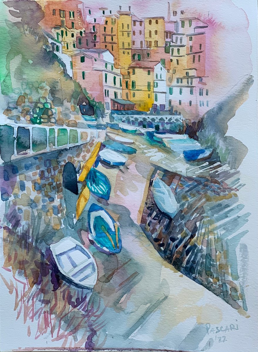 Rio maggiore, Cinque Terre by Olga Pascari