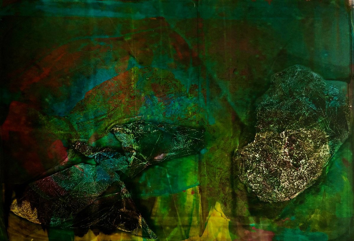 Abstract Limited Edition Print , Echoes Of Shadows By Andrii Kovalenko, 25 X 17, Artwork For Sale On Artfinder