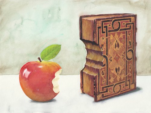 Apple and Golden Address Book by REME Jr.