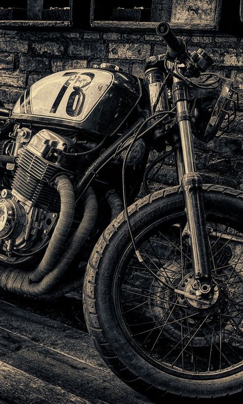 Honda CB750 Circa 1970s - Brooklyn  New York by Stephen Hodgetts Photography