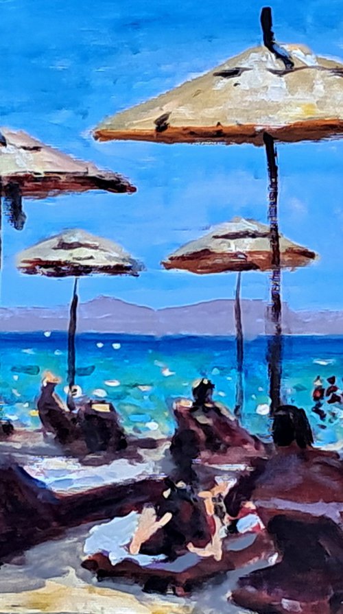 Ios beach club by Dimitris Voyiazoglou