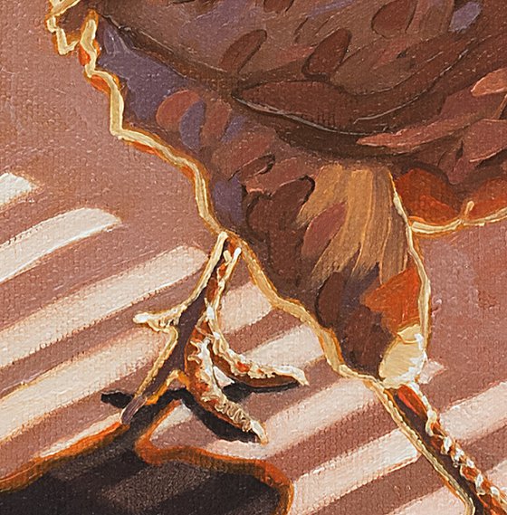 Crossing road chicken