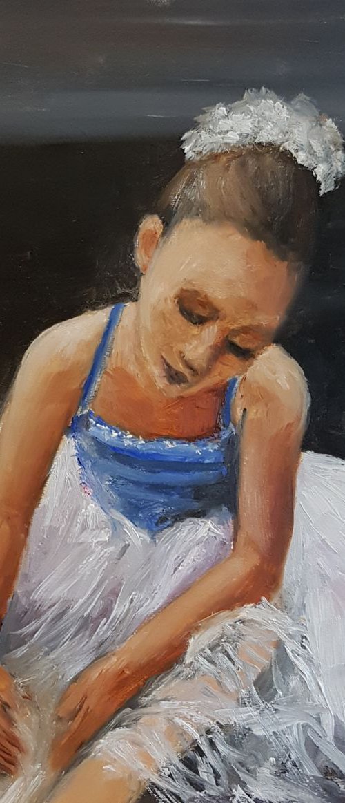 Ballerina in blue by Els Driesen