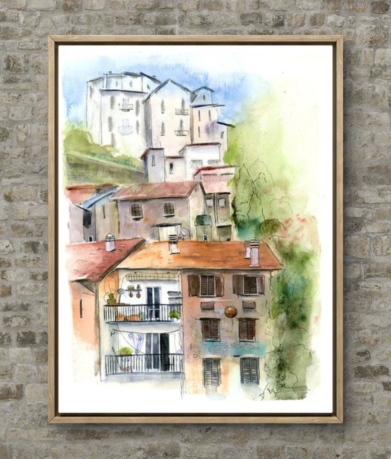 Mediterranean Village Layers