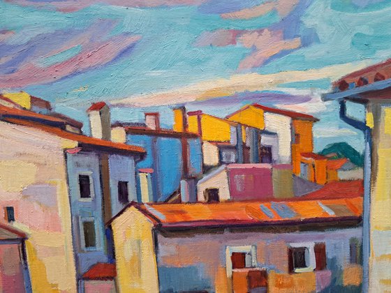 The sky over Rovinj