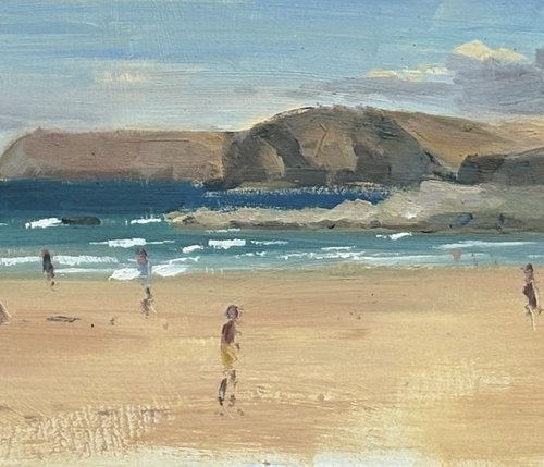Harlyn Bay looking east by Louise Gillard