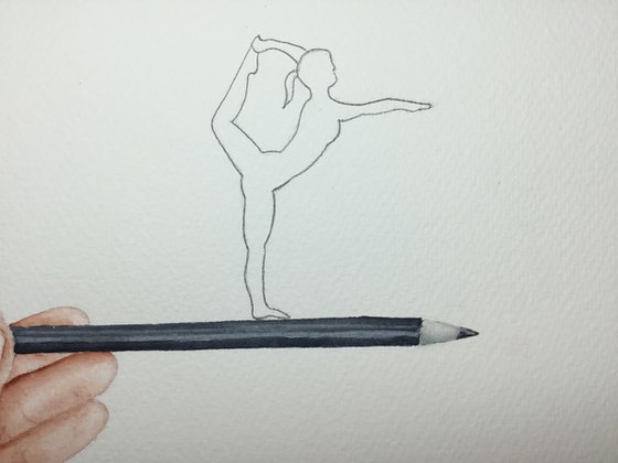 Let your pencil dance on the paper