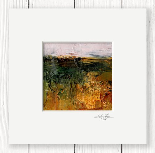 Mystical Land 417 - Textural Landscape Painting by Kathy Morton Stanion by Kathy Morton Stanion