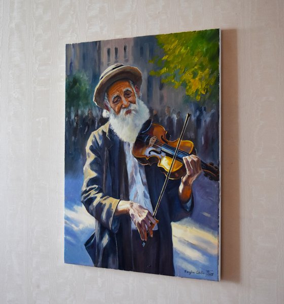 The old violin player