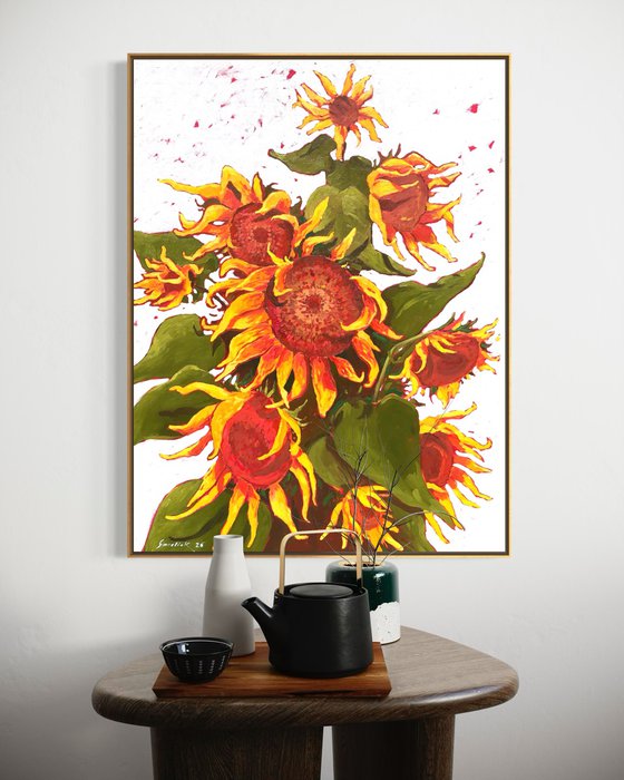 Golden Sunflowers