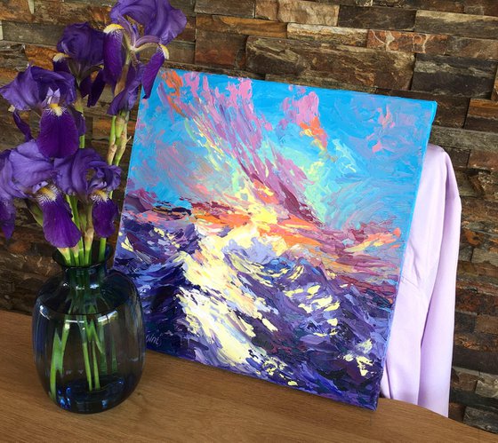 "Delicate glow of light"