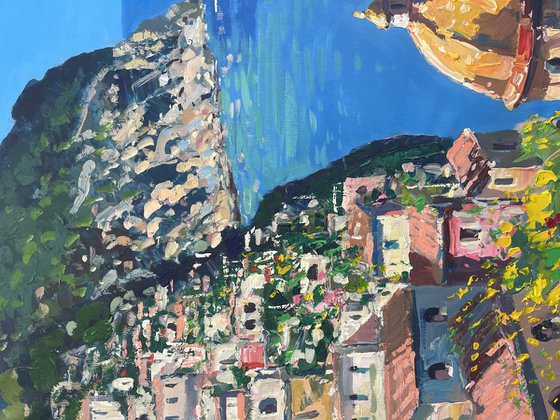 Positano Oil Painting on Canvas