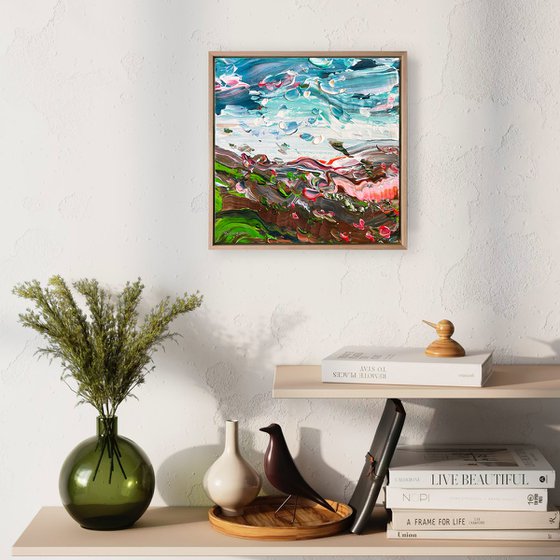 ‘Coastal no.63' FRAMED