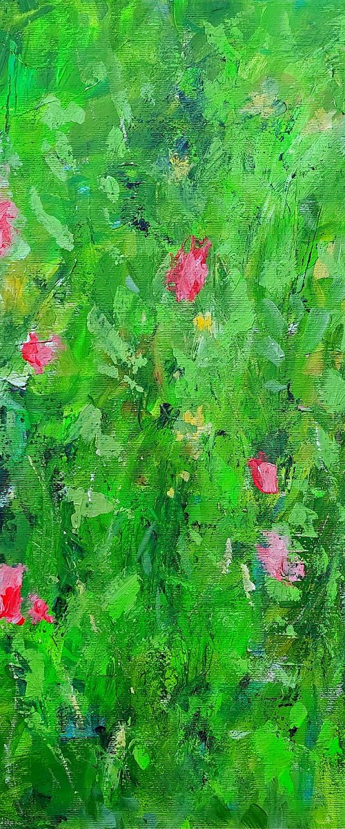 Wildflower Cottage Garden by Jan Rippingham