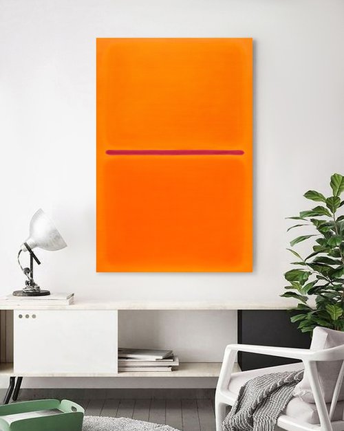 Orange Purple by Nataliia Sydorova