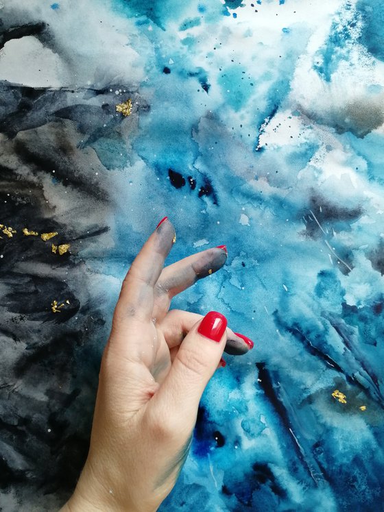 Abstract  Seascape painting
