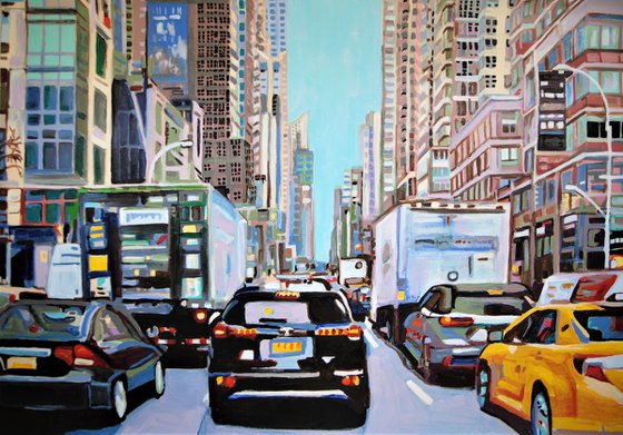 Manhattan | New York City / 101 x 70.5 cm