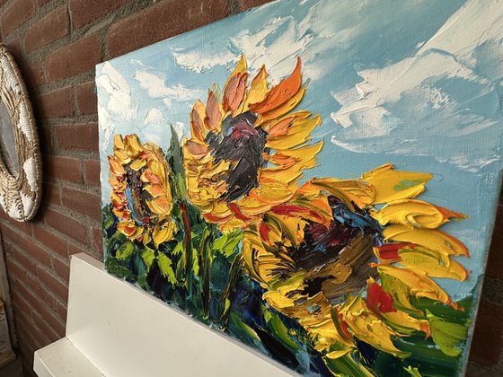 Sunflowers landscape