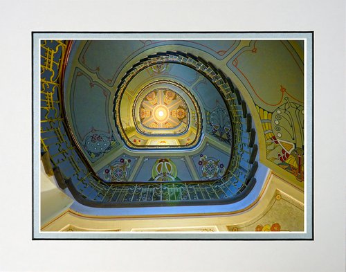 Spiral Staircase, Riga, Latvia by Robin Clarke