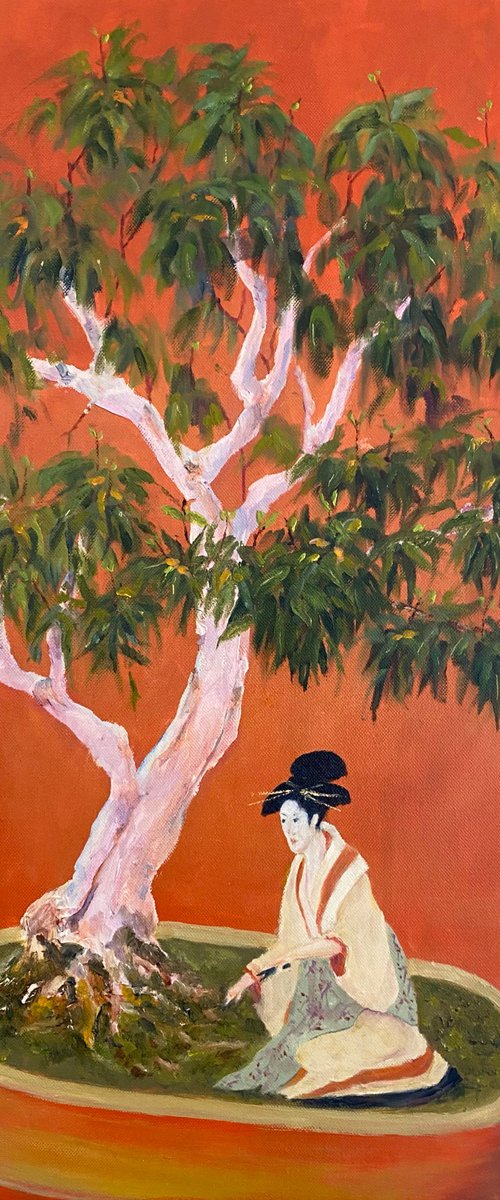 Tree on a Tray by Marie Green