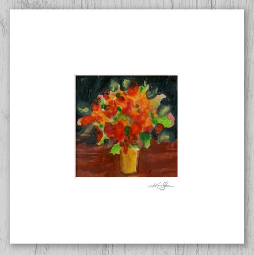Encaustic Floral 54 by Kathy Morton Stanion