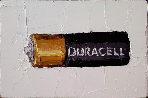 Portrait of Duracell battery