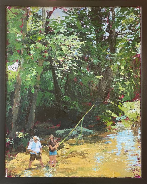 Afternoon Fly Fishing by Dale Stryker