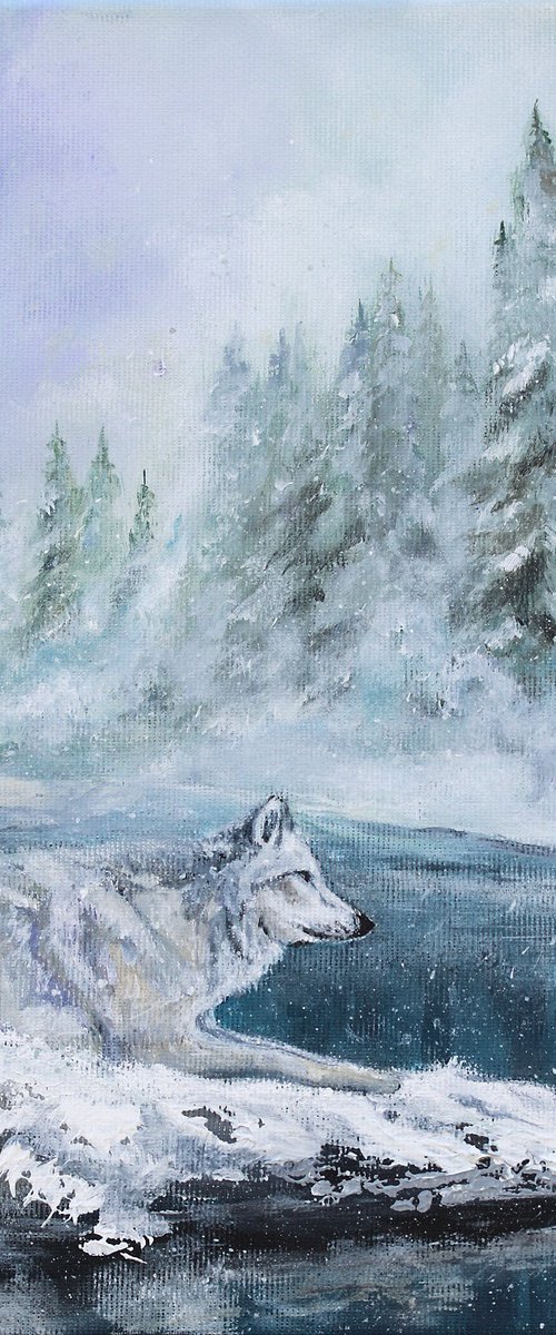 Guardian Wolf by Katerina Koroleva