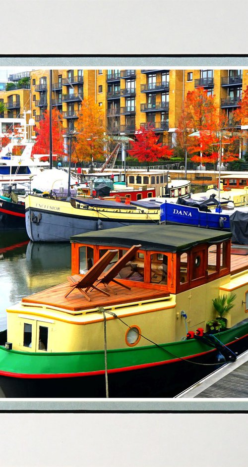 St Katharine Docks London by Robin Clarke