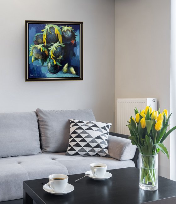 The Bowing Sunflowers