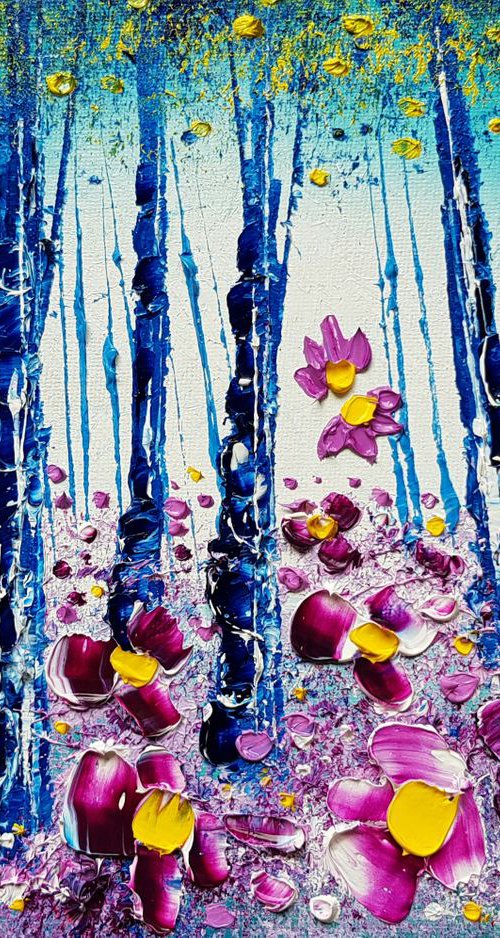 "Violet Forest & Flowers in Love" by Phil Broad