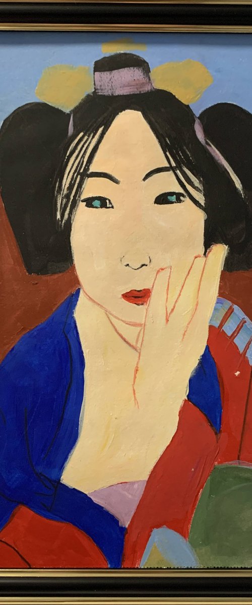 Japanese beauty. Geisha. #3 by Vita Schagen