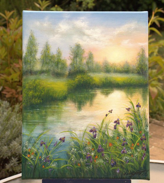 Sunset at the lake