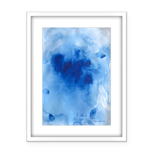 Dive Into Blue I by Maria Bacha