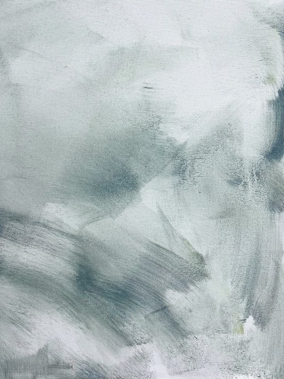 80х120cm - texture flowers art, light abstract peony. Tender than tenderness.