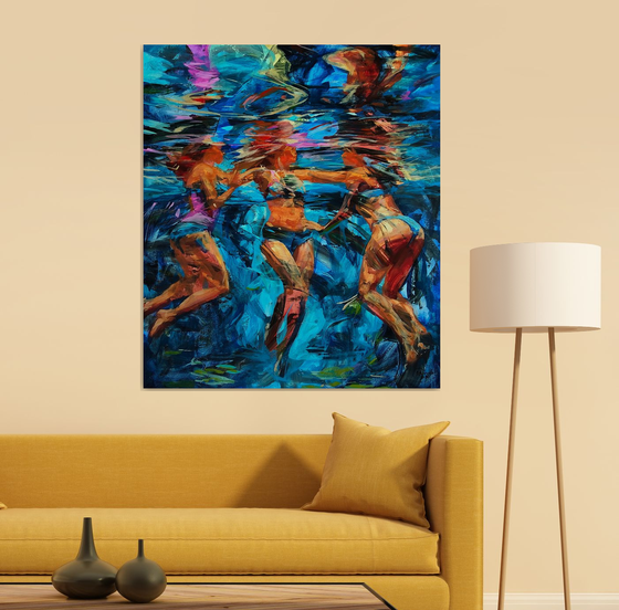 In the calm of the evening