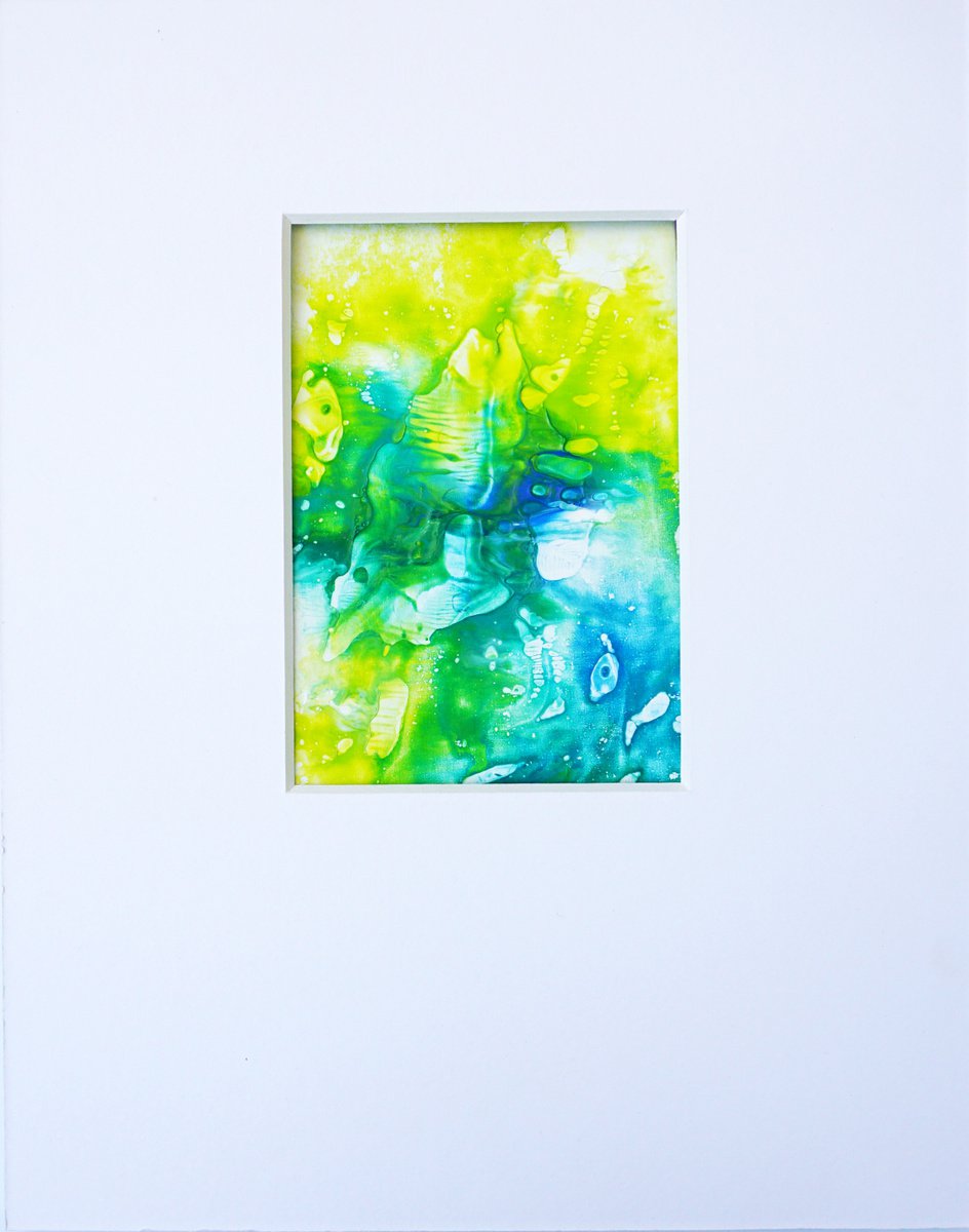 Abstract Acrylic Painting By Jelena B, 11 X 14, In May 21-12, Original Artwork