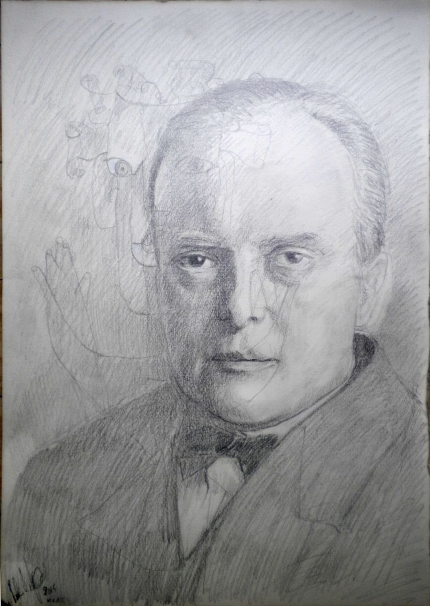 Portrait of Paul Klee by paolo beneforti