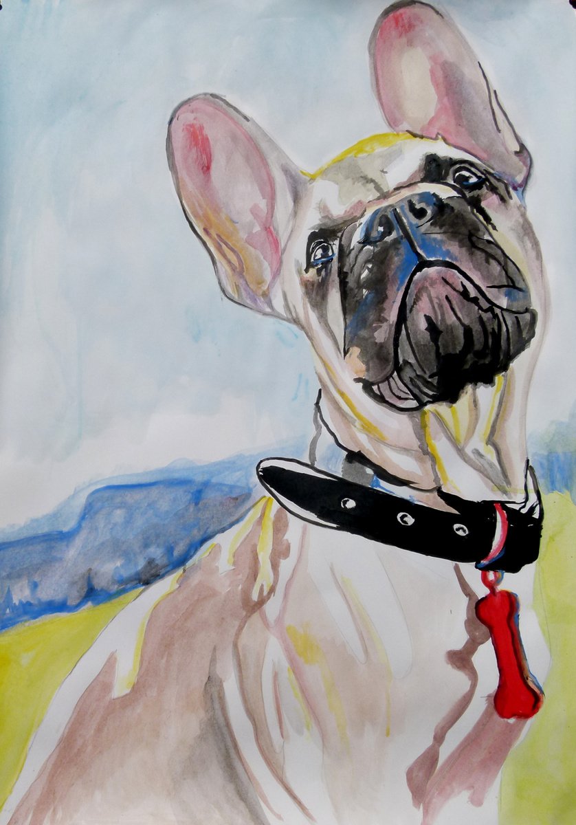 Bulldog by Soso Kumsiashvili