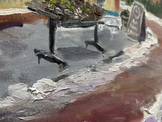 Dalen Flower Shop in Winter