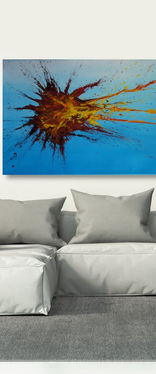 Sky Buzz VIII (Spirits Of Skies 098189) (140 x 70 cm) XXL (56 x 28 inches) by Ansgar Dressler