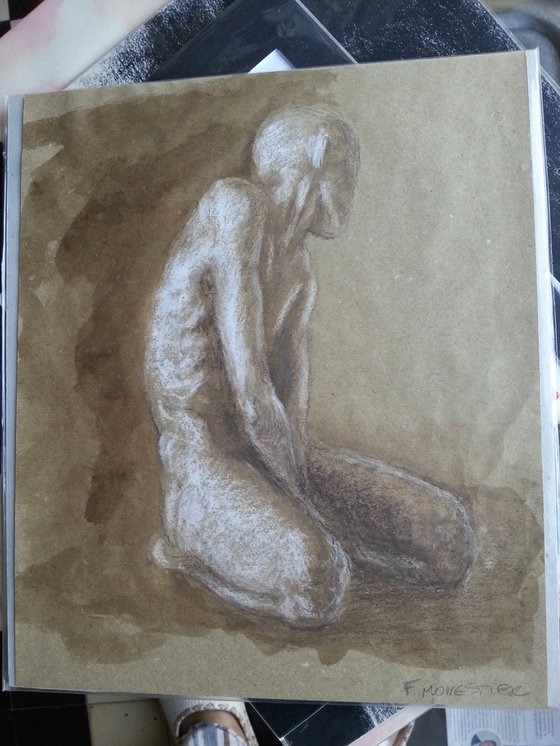 Man kneeling