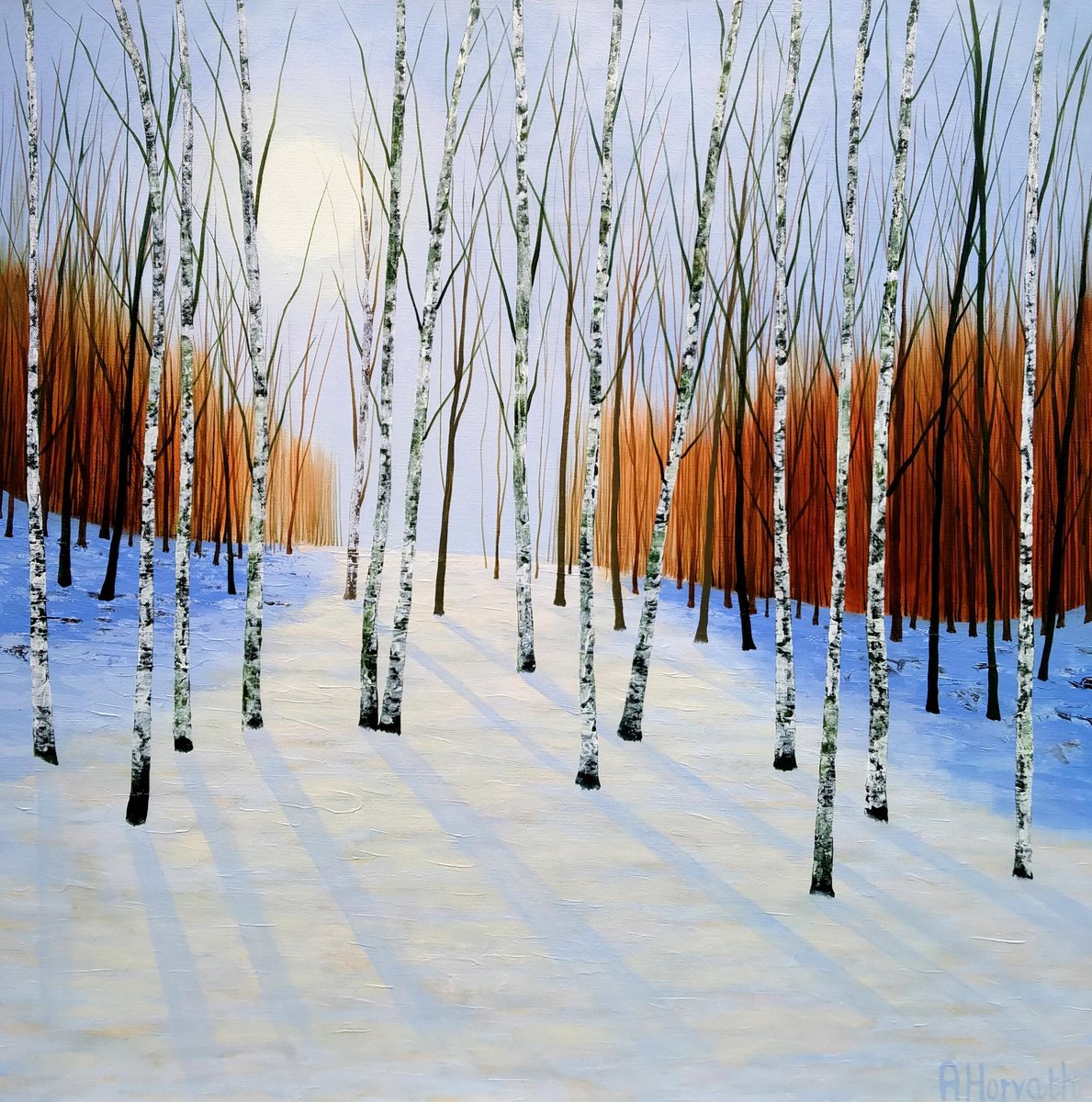 Snowflake Wood by Amanda Horvath