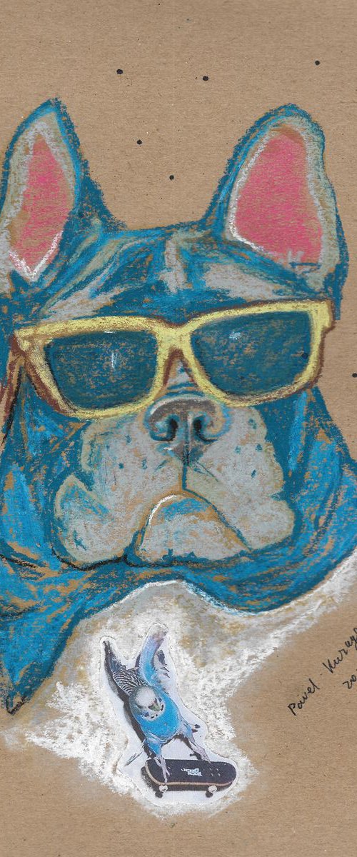 Hipster dog #5 by Pavel Kuragin