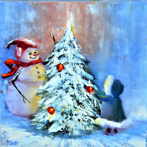 Light the Christmas Tree! by Elena Lukina