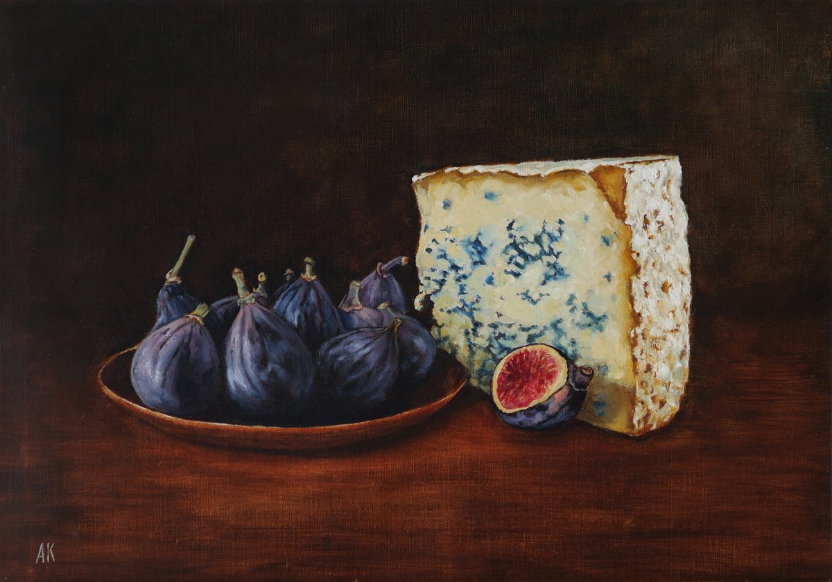 Photorealistic Still Life Oil Painting By Alfia Koral, 20 X 14, Excellent Maturity- Still Life, Original Artwork