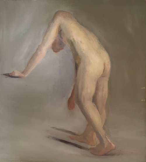 Male Standing Nude by Elizabeth B. Tucker